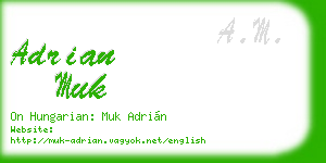 adrian muk business card